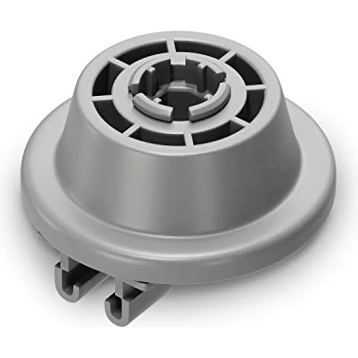 Korbrolle Ersatz für Bosch 00611475 Unterkorbrolle mit Rollenhalter Rad 15x34x34mm Zubehör für Geschirrkorb Unterkorb Spülmaschine Geschirrspüler – Bild 1