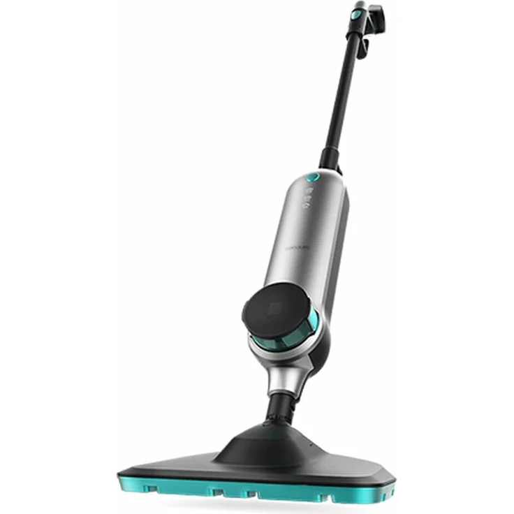 Cecotec Hydrosteam 3030 Active, Besenstaubsauger mit 1500W Leistung, schwarzer Dampfreiniger, 30g/min Dampf, 330 ml Tank