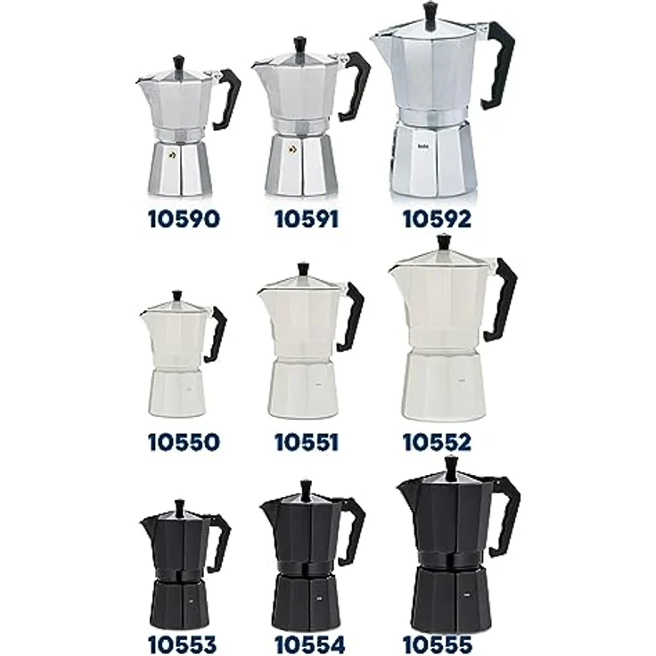 Kela 10590 Espressokocher, Für 3 Tassen, Aluminium, Italia – Bild 9