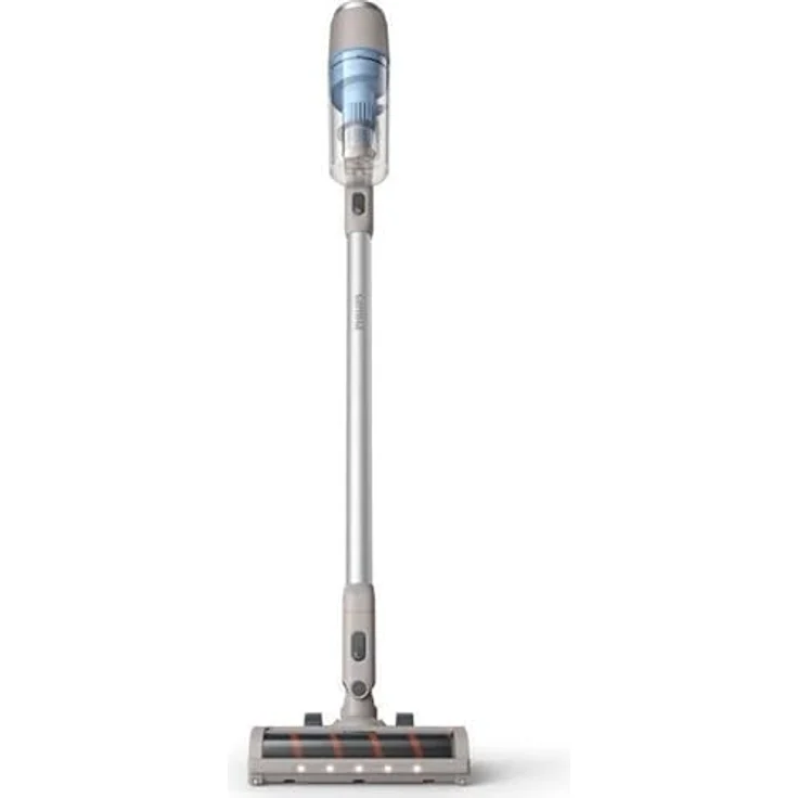 PHILIPS Kabelloser Stielstaubsauger XC2011/01, 21,6-Volt-Akku, bis zu 40 Minuten Betriebsdauer, LED-Düse, 3-Stufen-Filtersystem – Bild 7