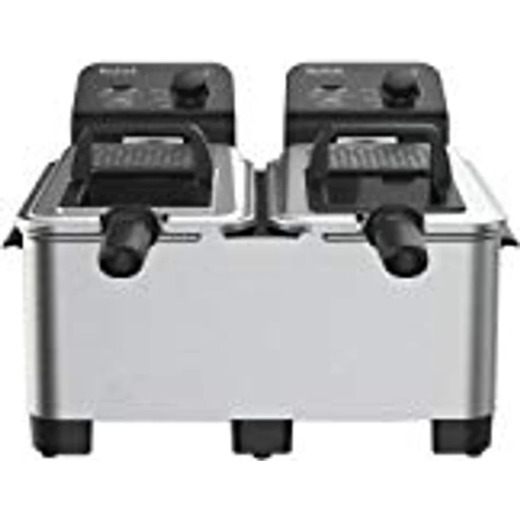 Tefal FR361010, Fritteuse mit professioneller Kaltzonen-Technologie, metall/schwarz – Bild 2