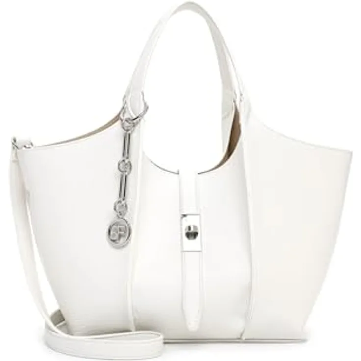 Suri Frey SFY Daggy Shopper Tasche S, 37 cm, weiß, 100% Polyurethan