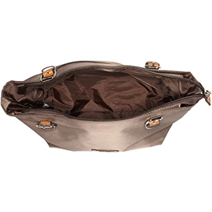 Picard Sonja Shopper, Robuste Einkaufstasche aus Nylon in Braun, 16 L Volumen, Reißverschlussverschluss – Bild 5