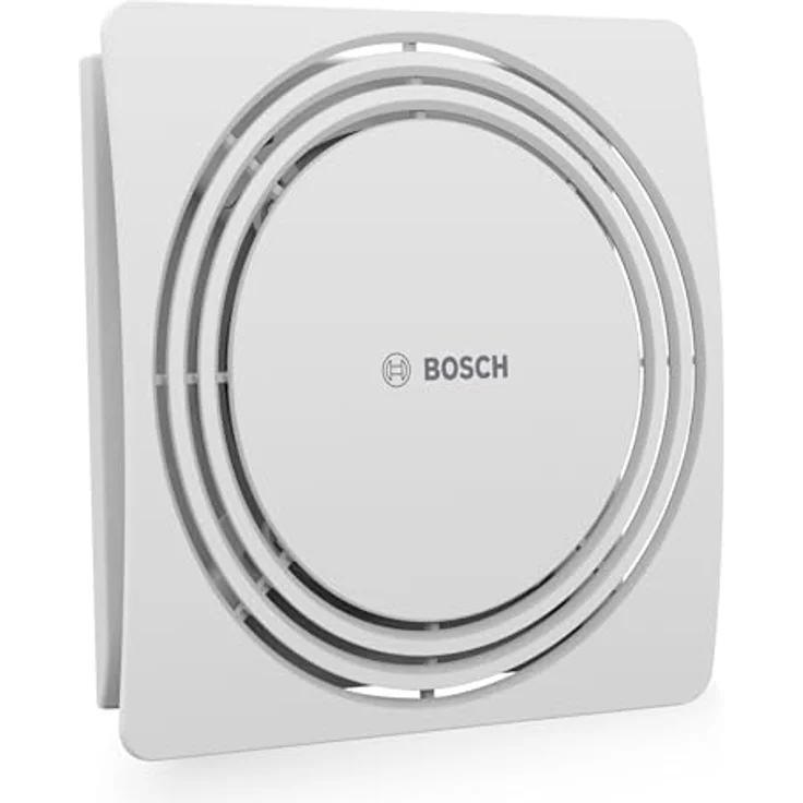 BOSCH Leiser Badlüfter 1900, Wandventilator mit integriertem Rückschlagventil und Feuchtigkeitssensor – Bild 1