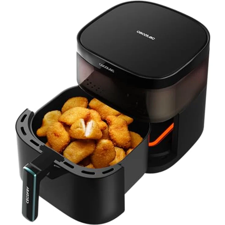 Cecotec Cecofry DuoHeat 6000, Heißluftfritteuse ohne Öl, 6L, 2200W, doppelte Heizelemente, 3D-Garen, Grillin Style, 8 Menüs, Temperaturregelung 80-200°C – Bild 2