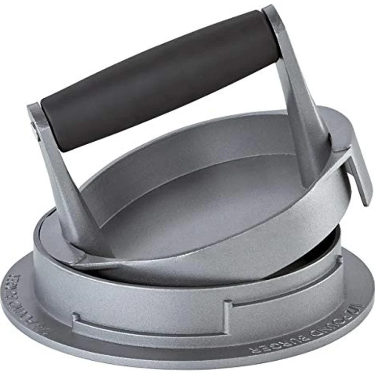 Küchenprofi Hamburgerpresse TRIO BBQ , Burger Presse mit Antihaftbeschichtung für einfaches Lösen des Pattys , Burger Maker mit einstellbare Höhe für 3 verschiedene Burger Größen , – Bild 1