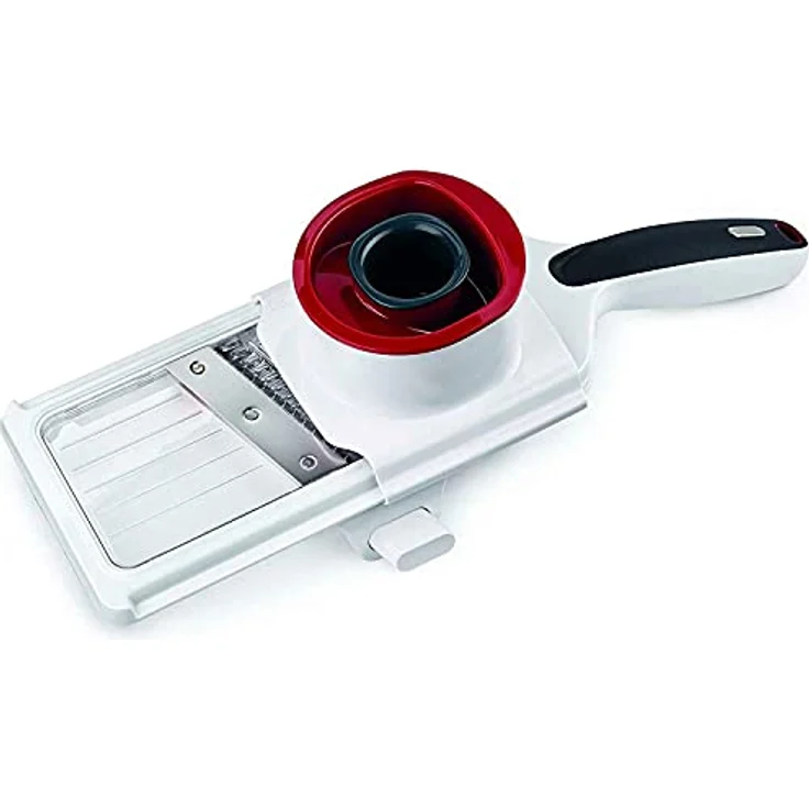 ZYLISS Gemüsehobel - mit 4 einstellbaren Schneidstufen und Juliennefunktion. Scharfe Edelstahlklinge für schnelle und saubere Ergebnisse. Länge: 35 cm – Bild 2