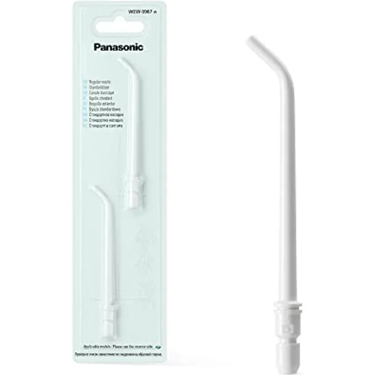Panasonic WEW0987 Ersatzdüse, Wasserseide, wiederaufladbare Munddusche (x2)