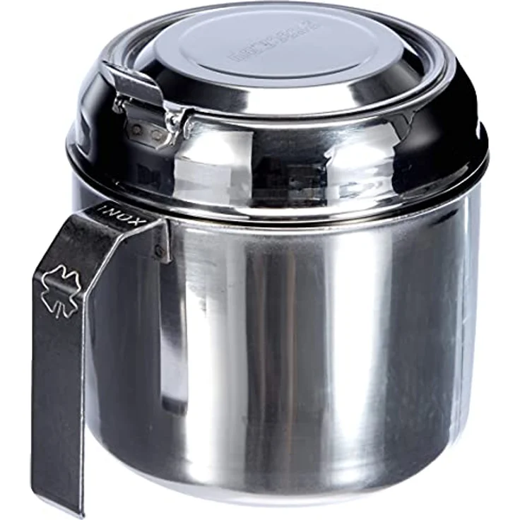Ilsa 352 - Fetttrennkanne aus Edelstahl, 3-4 Liter, silberfarben Fisch Zentimeter silber – Bild 2