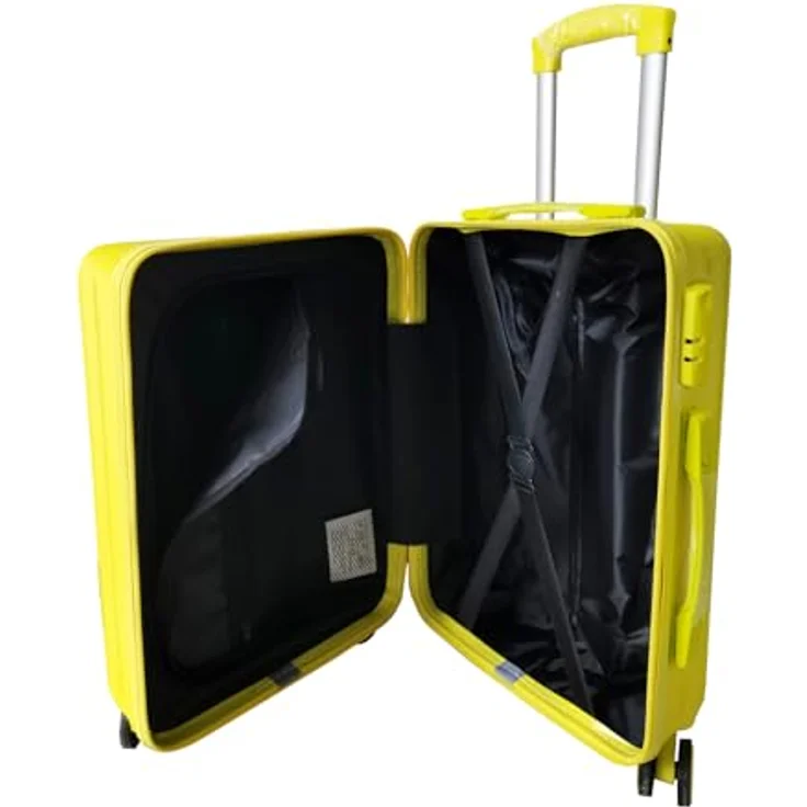 NTK-Collection Mabell Hartschalenkoffer 4er-Set, Gelb, (10l bis 115l, integriertes Zahlenschloss, leichtläufige Rollen) – Bild 5