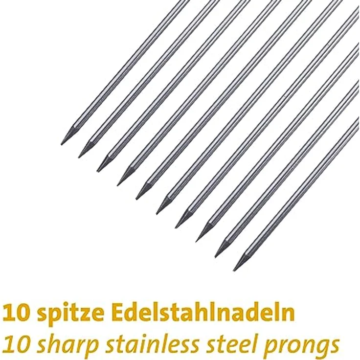 Westmark Restehalter und Schneidhilfe – praktische Schneidehilfe als Finger- und Handschutz, ideal zum Schneiden von Brot, Fleisch und anderen Lebensmitteln – ABS, Edelstahl – Bild 5