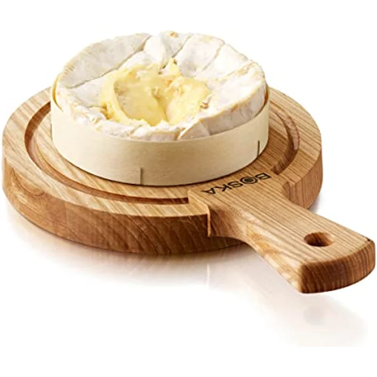 Boska Servierbrett Rund Friends S-authentisches Design - 16 cm-Holz-Braun - 245 x 160 x 20 mm – Bild 5
