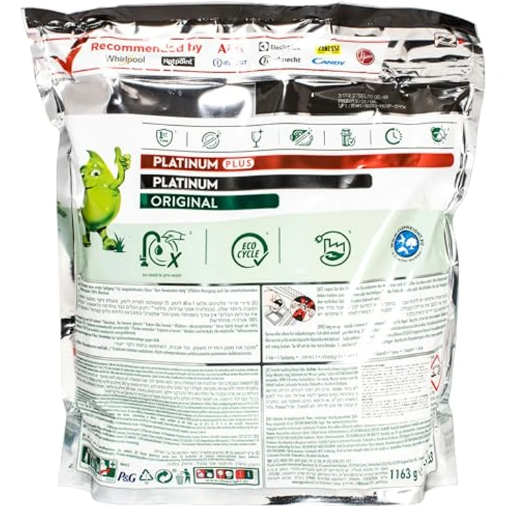 Fairy Platinum Plus All In One Anti-Schleier Spülmaschinentabs, Zitrone, beste Reinigung für strahlend glänzendes Geschirr – Bild 3