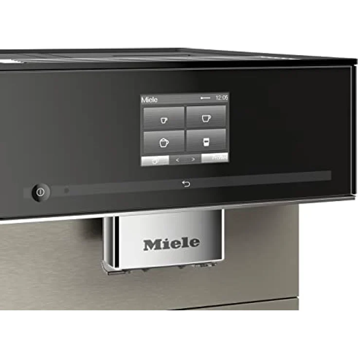 Miele CM 7550 Kaffeevollautomat (Smartphone bedienbar mit WiFiConnect, Kaffeemaschine mit vollautomatischer Entkalkung) schwarz, mit Milchsystem – Bild 3