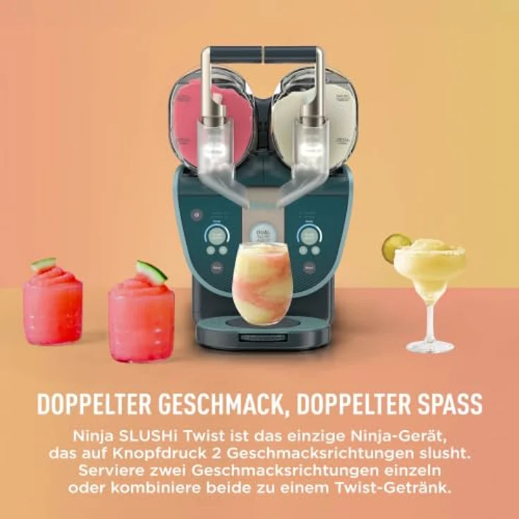 Ninja SLUSHi Twist Slush-Eismaschine für gefrorene Getränke – Blau in Blau | FS702EUGN | von SharkNinja – Bild 2