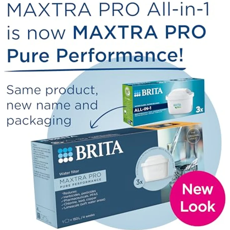 Brita Wasserfilter, passend für alle Wasserfilterkannen, effiziente Filtrationstechnologie – Bild 2