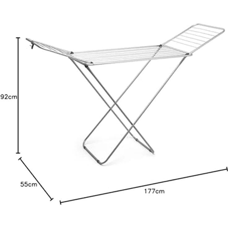 Rayen 0334.05VERDE Wäscheständer mit Einer Gesamttrockenlänge von bis zu 20 Meter, 205 x 55 x 90 cm – Bild 7