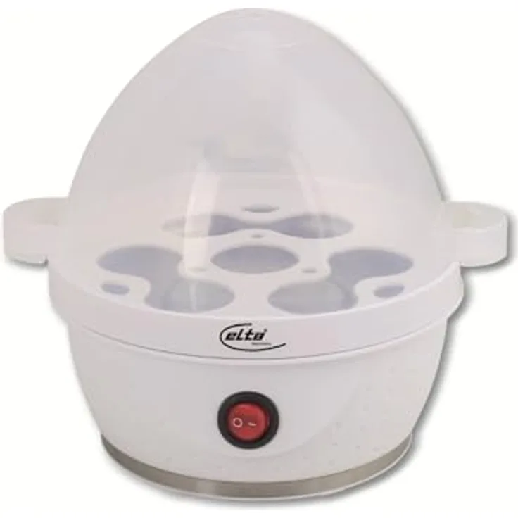 elta Eierkocher EK-380.546.2, 380W, max. für 7 Eier, Härtegradeinstellung, Kunststoff, weiß
