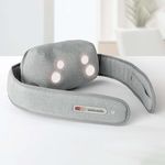 Sharper Image Multifunktionales Ganzkörper Shiatsu Massagegerät mit Timer-Funktion, kabellos und wiederaufladbar