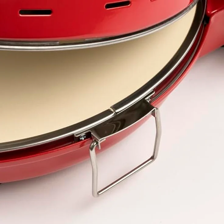 Girmi Pizzaofen FP5002 ROT, Minibackofen für perfekte Pizzen – Bild 4
