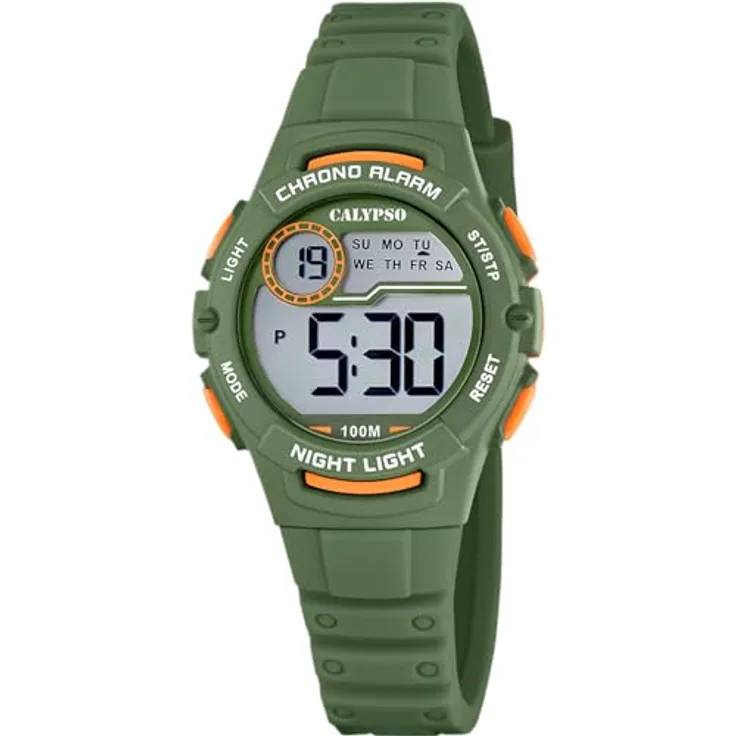 Calypso Jugend Kinderuhr Kautschuk grün UK5852/4 Wasserfestigkeit bis 10 ATM