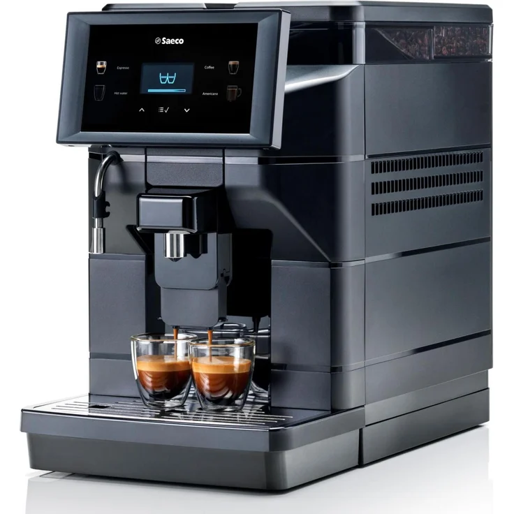 Saeco Aurora B1 9J0910, Kaffeevollautomat mit 1300 Watt Leistung, Stahl-Kegelmahlwerk, 8 Mahlgrade, 15 bar Pumpendruck, 2,5 Liter Wassertank, 600 Gramm Bohnenbehälter