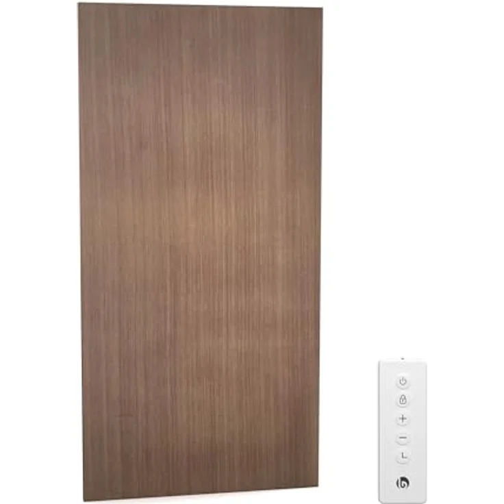 blumfeldt Infrarot Wandheizung 700W – IP44, WLAN- & App-Steuerung, effizienter Überhitzungsschutz, für Badezimmer, Holz Design – Bild 1