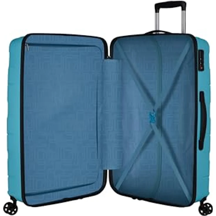 American Tourister Jetdriver 3.0, Spinner Koffer in Hellblau, 77 cm, 100 L, 3,70 kg – Bild 3