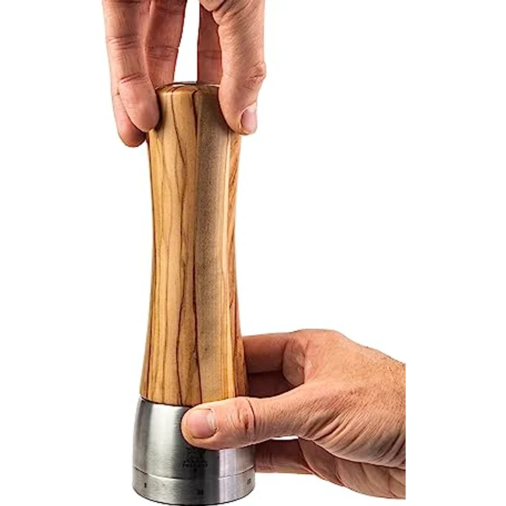 PEUGEOT Salzmühle DAMAN 21cm, Olivenholz mit uSelect Zirkonia-Mahlwerk, präzise Mahlgradverstellung – Bild 6