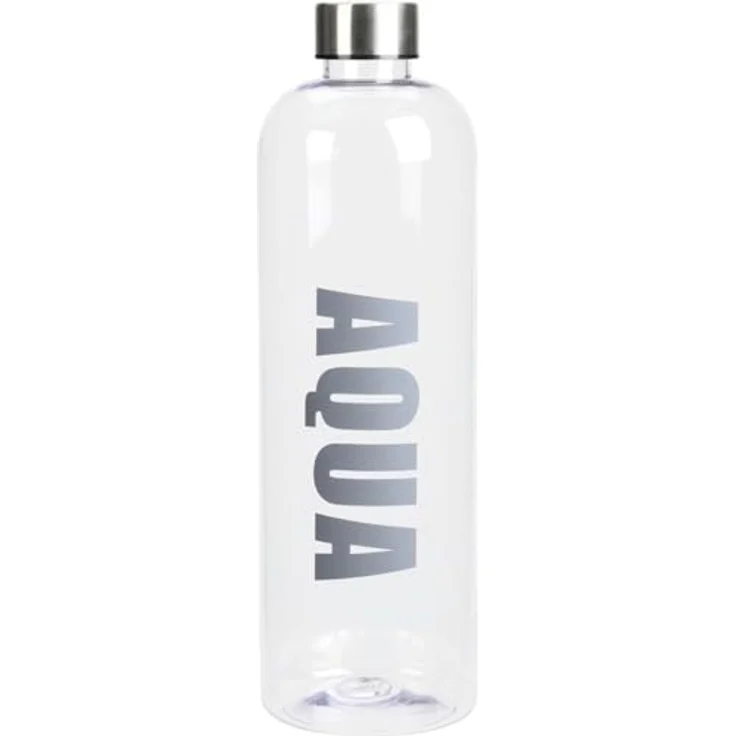 Koopman Trinkflasche 1,5L aus Kunststoff mit Edelstahl-Deckel für Sport und Fitness, zufällige Ausführung – Bild 3