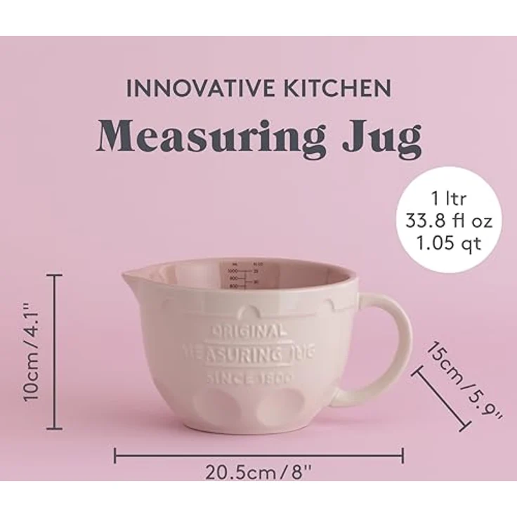 Mason Cash Innovative Küche - Messkrug aus Steingut, 1 Liter – Bild 5