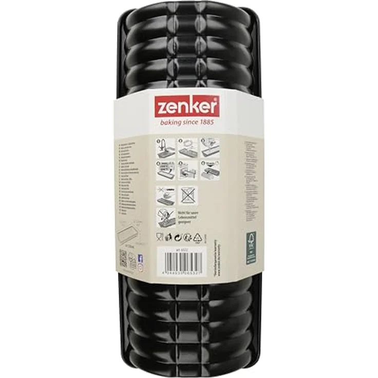 Zenker Rehrückenform 30 cm, Ciabattaform mit Antihaftbeschichtung ...