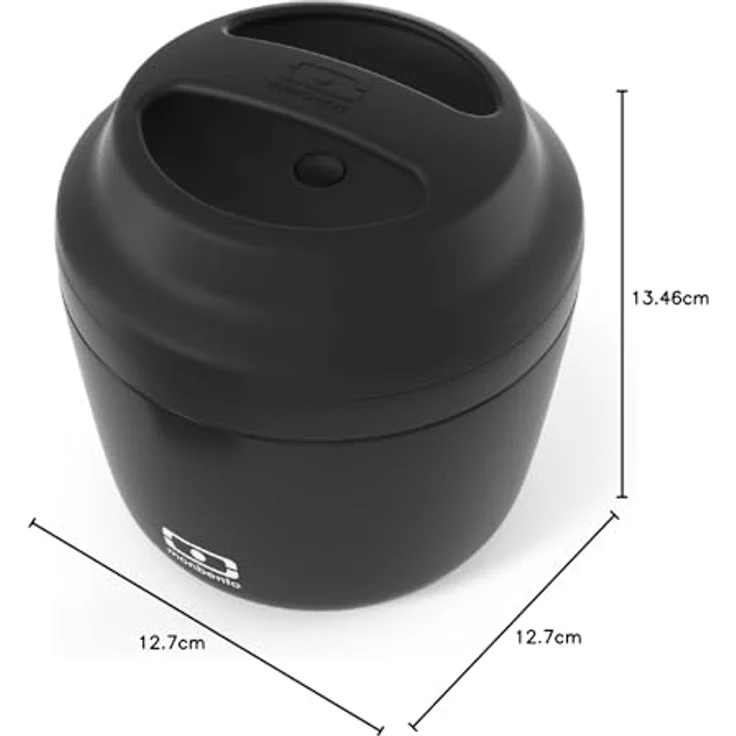 Monbento Element - An Insulated Bento Box, Lunchbox, Schwarz – Bild 4