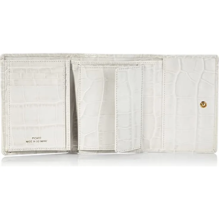 Picard, Damen Portemonnaie, aus mit Krokoprägung aus Leder, in der Farbe Kiesel/Grau, aus der Serie Weimar 1, 731680V048 – Bild 4