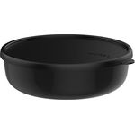 Mepal Lumina Mikrowellengeschirr, 2000 ml Frischhaltedose mit Deckel für Kühlschrank, Gefrierschrank und Mikrowelle, Nordic black