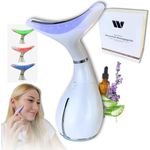 Winch Anti-Aging-Wunder Gegen Falten [Neuheit] – Beauty Deluxe | LED-Lichttherapie, Wärme- & Kältetherapie, Lifting (Weiß-Gold)
