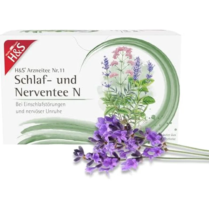H&S Schlaf- und Nerventee N, Filterbeutel 20x2 g für entspannende Teemomente – Bild 1