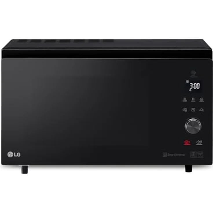 LG MJ3965BPS 4-in-1 Mikrowelle mit Grill und Heißluft, Standgerät, 39 Liter Garraum, 1350 Watt, schwarz – Bild 2