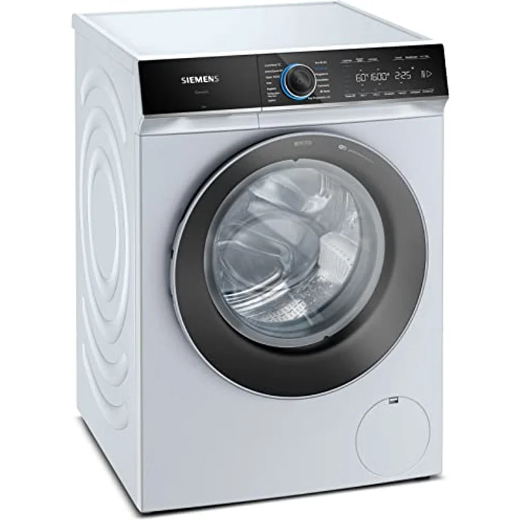 Siemens WG56B2A40 Waschmaschine iQ700, Frontlader mit 10kg Fassungsvermögen, 1600 UpM, speedPack XL, i-Dos Dosierautomatik, Home Connect, Weiß, 60cm – Bild 1