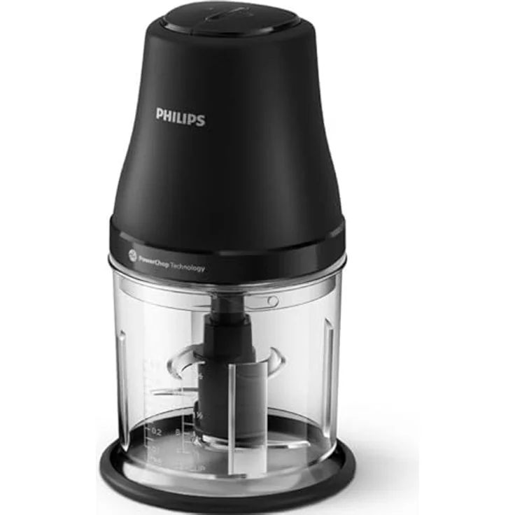 Philips Zerkleinerer HR1501/00 3000 Series, Universalzerkleinerer, schwarz – Bild 1
