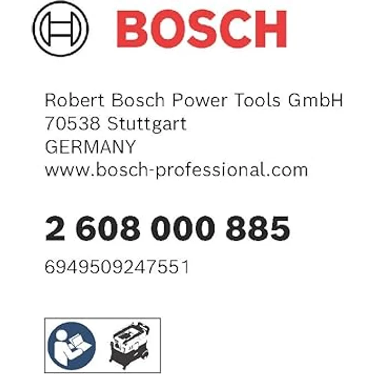 Bosch Accessories 2608000885, Staubsauger-Schlauch für GAS 12-40 MA und GAS 400 A Professional – Bild 3