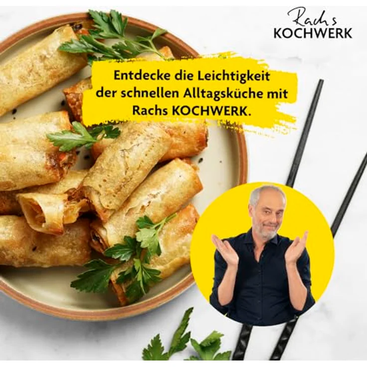XXXL HEIßLUFTFRITTEUSE Rachs Kochwerk, Schwarz, 7 L, antihaftbeschichteter Innenbehälter, Temperaturanzeige, Touchscreen, Heißlufttechnologie – Bild 8