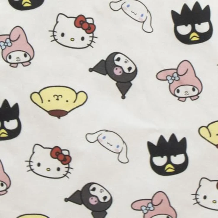 Hello Kitty Shopper Bag, leicht und faltbar, Mehrfarbig, 38 × 40 cm, aus Polyester und Baumwolle – Bild 3