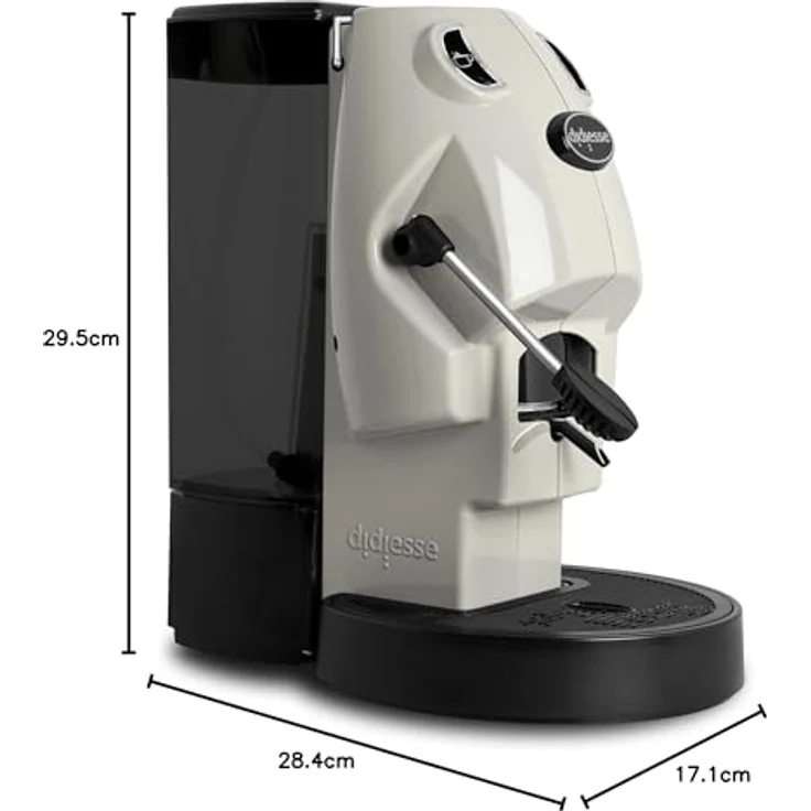 Didiesse Baby Frog Coffee & Tea, Pad-Kaffeemaschine mit 1,5 l Tankvolumen, 650 W, Elfenbein – Bild 7