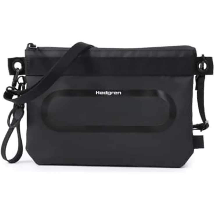 Hedgren Uni Umhängetasche mit RFID Schutz, 24 cm, schwarz, 100% Polyester