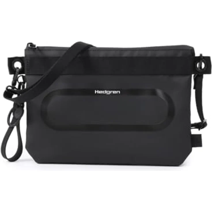 Hedgren Uni Umhängetasche mit RFID Schutz, 24 cm, schwarz, 100% Polyester – Bild 1