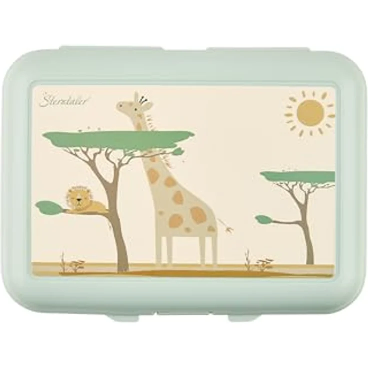 Sterntaler Brotdose / Lunchbox Giraffe Kaya, praktische und robuste Snackdose aus Polypropylen, 14 x 19 cm, spülmaschinengeeignet – Bild 5