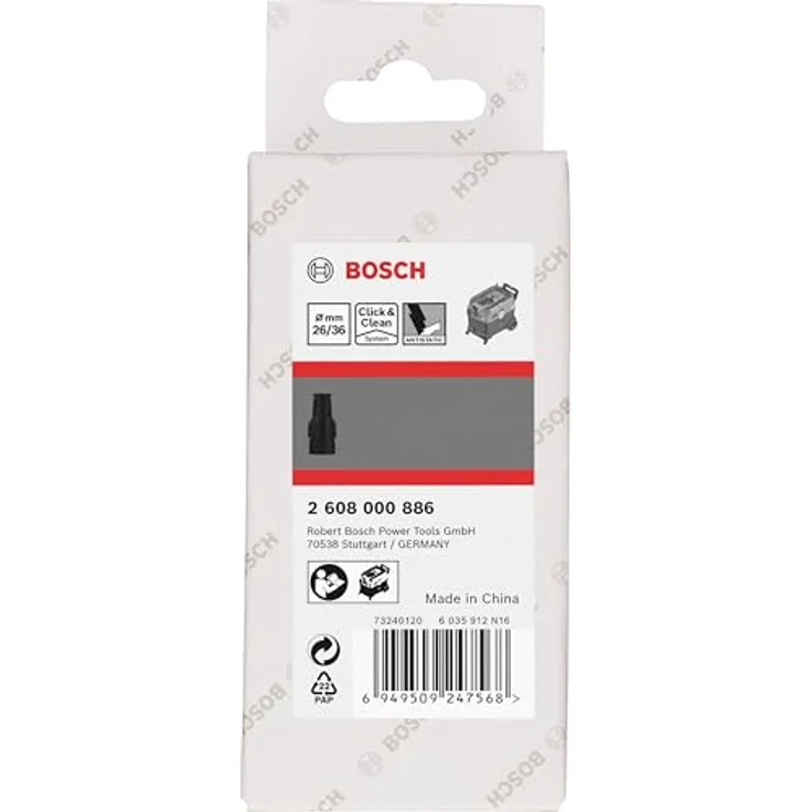 Bosch Accessories 2608000886, Staubsauger-Zubehör zur Schlauchverbindung mit Elektrowerkzeugen, passend für GAS12-25/12-25PS Professional – Bild 2
