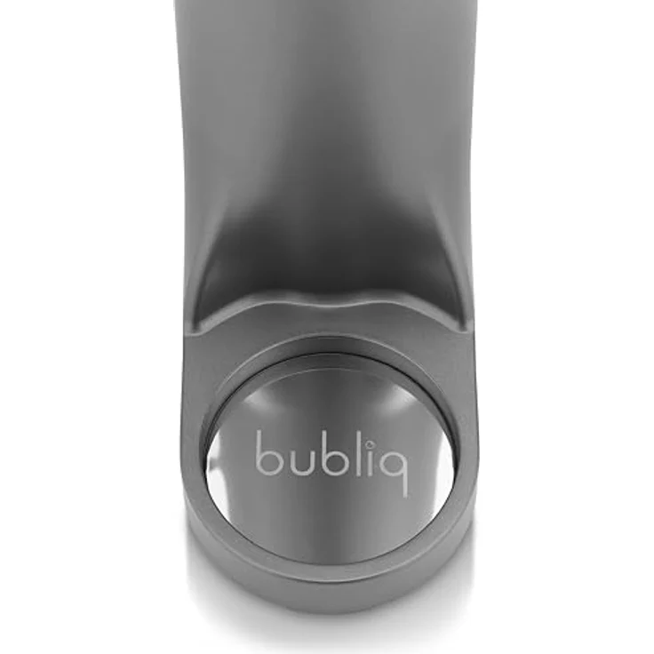 bubliq Wassersprudler, Matt grau, mit 1 l Flasche, minimalistisches Design, sparkle anything – Bild 3