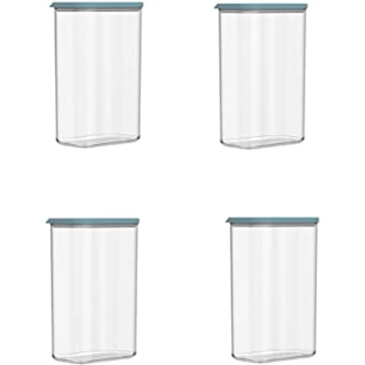Mepal Modula 4-tlg Vorratsdosen Spar-Set 2000 ml Nordic Green/Grün - Perfekt für trockene Lebensmittel – Bild 1